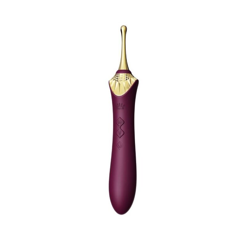 ZALO Bess 2 Clitoral Massager Purple — accessoires inclus