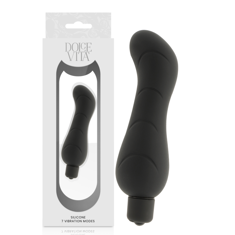 DOLCE VITA G-SPOT BLACK SILICONE - Aura Intime