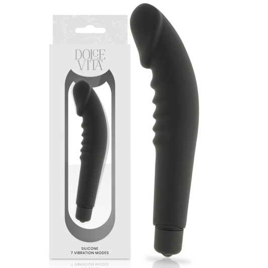 DOLCE VITA Realistic Plaisure Silicone Noir - Aura Intime