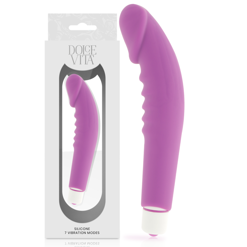 DOLCE VITA Realistic Pleasure Purple Silicone - Aura Intime