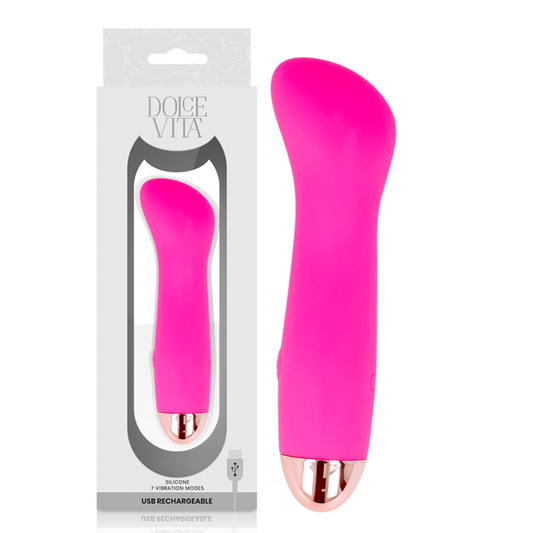 DOLCE VITA Vibrateur Rechargeable One Rose 7 Vitesses - Aura Intime