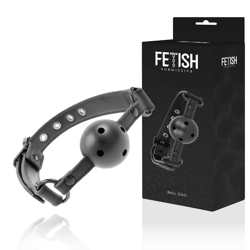 FETISH SUBMISSIVE BONDAGE Bâillon Respirant Végétalien — vue détaillée