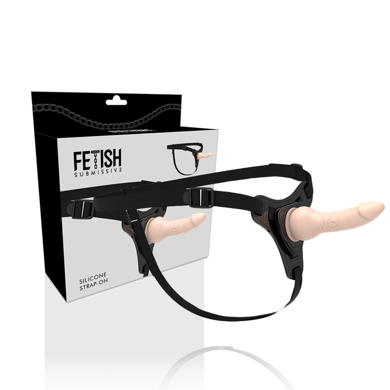 FETISH SUBMISSIVE HARNESS SILICONE CHAIR RÉALISTE 16CM — vue détaillée