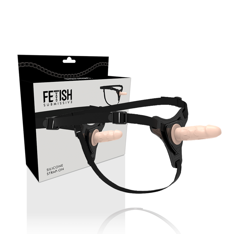 FETISH SUBMISSIVE HARNESS SILICONE CHAIR RÉALISTE 12,5 CM — vue détaillée