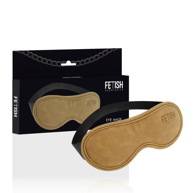 FETISH SUBMISSIVE ORIGIN Masque Cuir Vegan Doublure Néoprène — vue détaillée