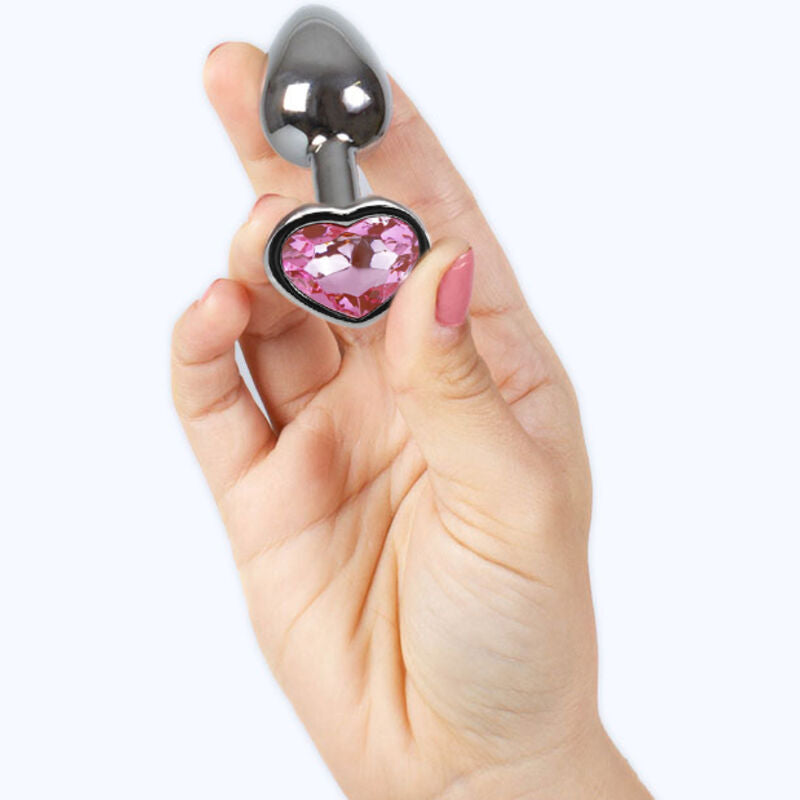 SECRETPLAY TOYS Plug Anal Métal Coeur Fuchsia Petite Taille 7 Cm — vue alternative
