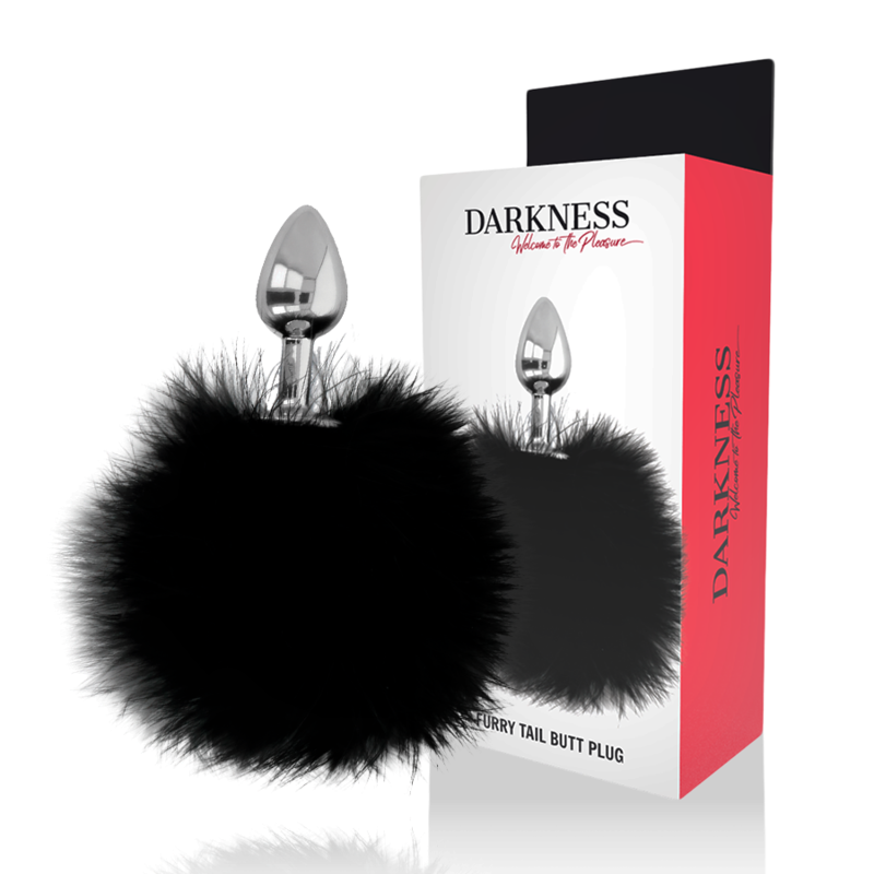 DARKNESS ANAL Bouchon Extra Anal Queue Noir 7 Cm - Aura Intime