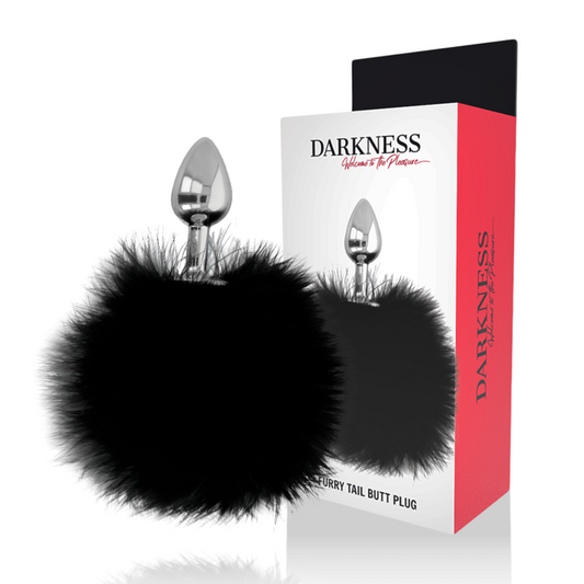 DARKNESS ANAL Bouchon Extra Anal Queue Noir 7 Cm - Aura Intime