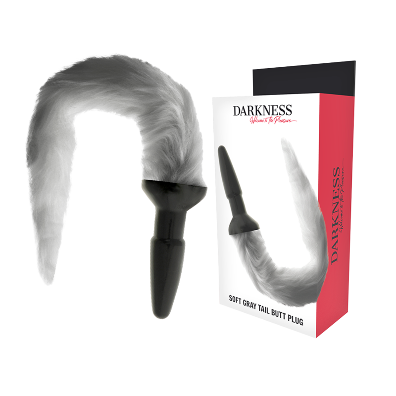 DARKNESS ANAL Plug Anal Silicone Queue Grise - Aura Intime