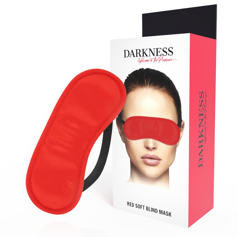 DARKNESS BONDAGE Masque Droit Rouge - Aura Intime