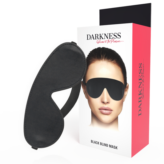 DARKNESS BONDAGE Masque Noir Haute Qualité - Aura Intime