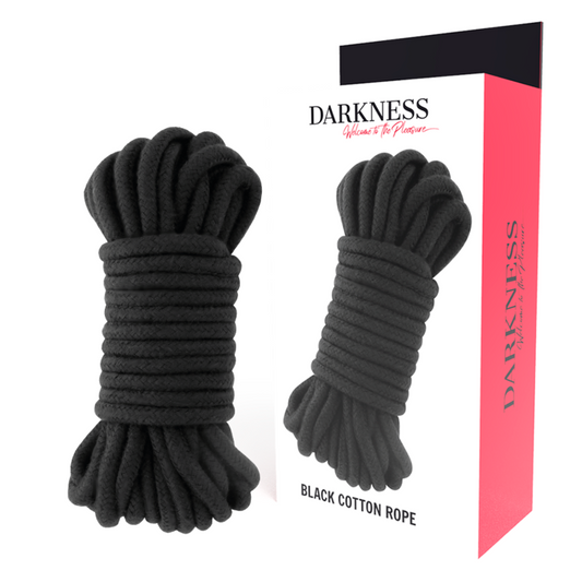 DARKNESS BONDAGE Corde Japonaise 5 M Noire - Aura Intime