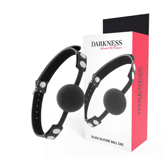 DARKNESS BONDAGE Billon Silicone Noir - Aura Intime