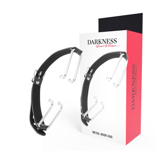 DARKNESS BONDAGE Gag Crochet Noir - Aura Intime