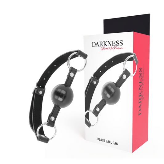 DARKNESS BONDAGE Bâillon Boule Noire - Aura Intime