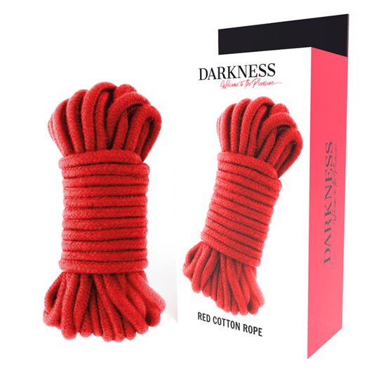 DARKNESS BONDAGE Corde Japonaise 10 M Rouge - Aura Intime