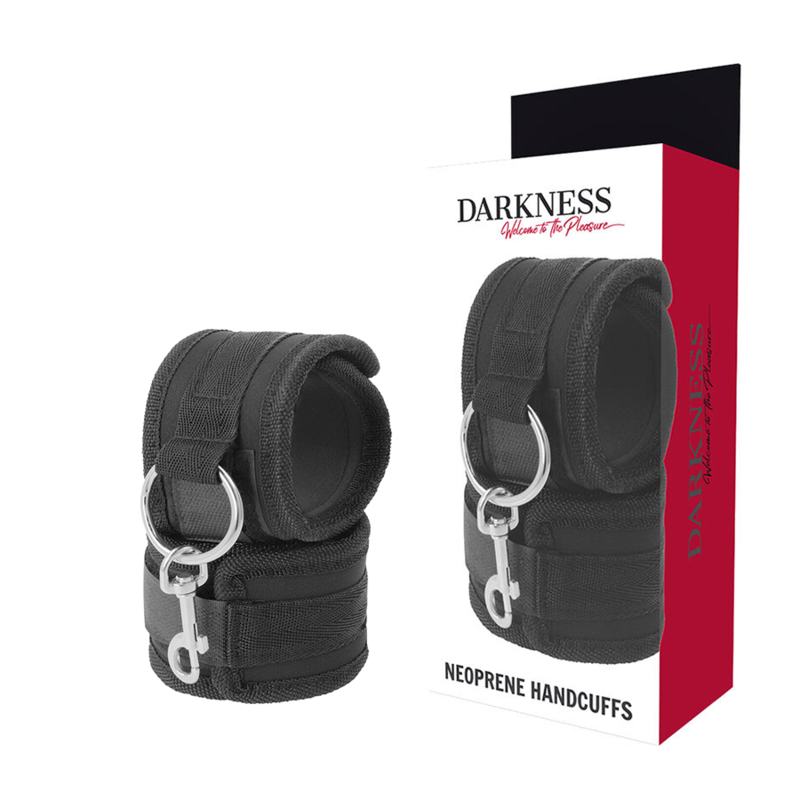 DARKNESS BONDAGE Menottes Néoprène - Aura Intime