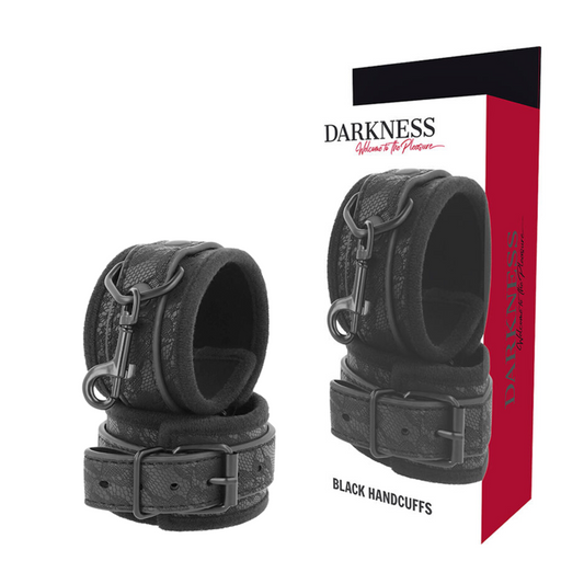 DARKNESS BONDAGE MENOTTES BDSM LUXE NOIRES - Aura Intime