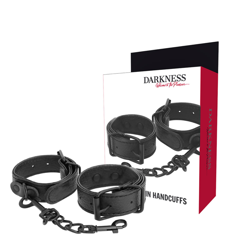 DARKNESS BONDAGE Menottes Texturées Larges Mince - Aura Intime