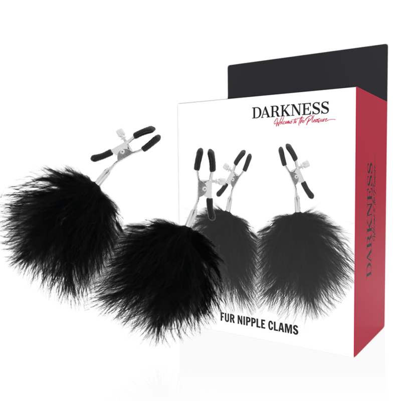 DARKNESS SENSATIONS Pinces À Tétons Pom-Pom 2 - Aura Intime