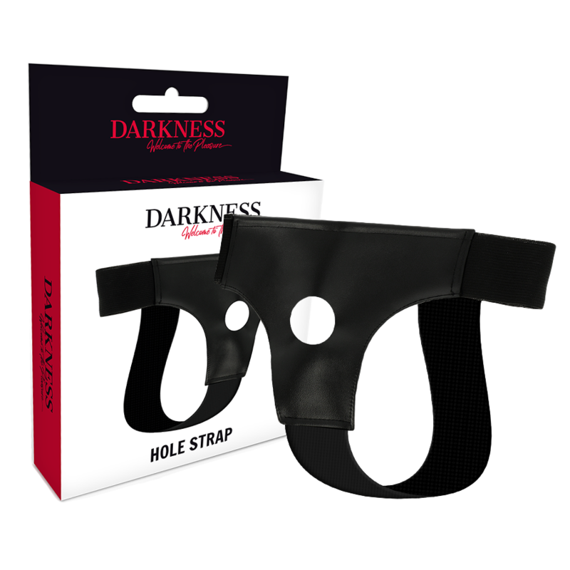 DARKNESS SENSATIONS HARNAIS TROU TAILLE UNIQUE - Aura Intime