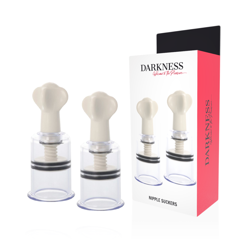 DARKNESS SENSATIONS Tétine Transparente 5 Cm Diamètre - Aura Intime