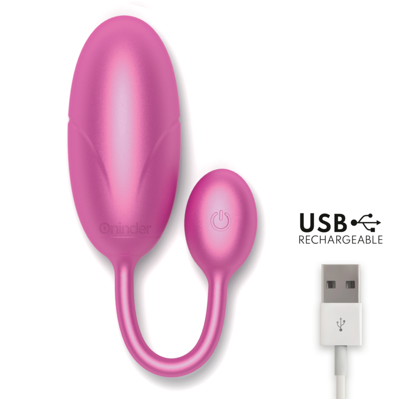ONINDER Oeuf Vibrant Tokyo Rose 7,5 X 3,2 Cm Application Gratuite — accessoires inclus