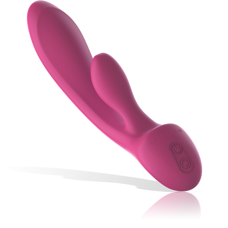 INTENSE HIGH TECH Vibrateur Luigi Rabbit Silicone Liquide Rose — vue arrière