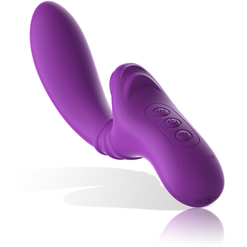 INTENSE HIGH TECH Vibrateur Flexible Harry Langue Violet — vue arrière