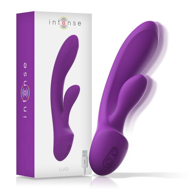 INTENSE HIGH TECH Luigi Rabbit Vibrateur Liquide Silicone Violet - Aura Intime