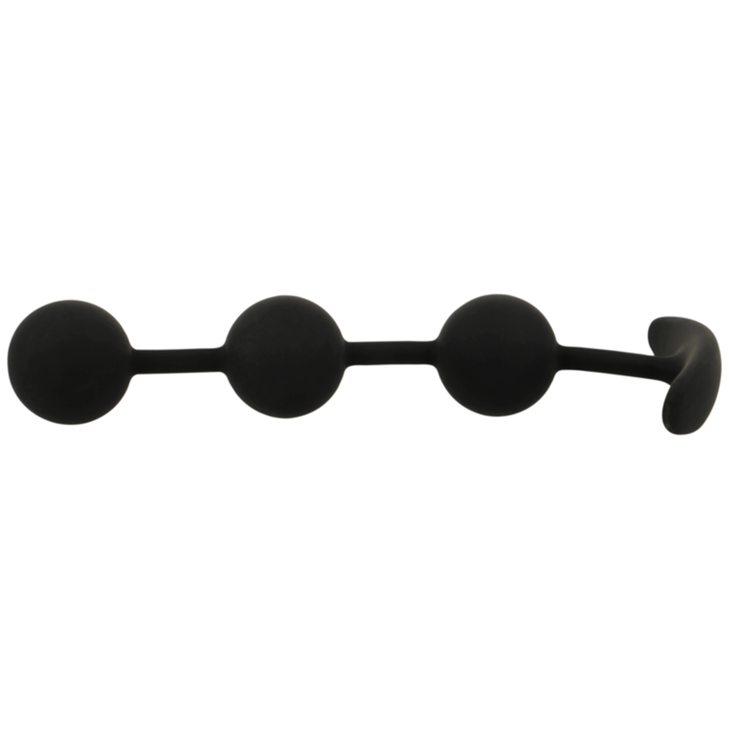 BLACK&SILVER Chapelet Anal Harry 3 Sphères Silicone 14 Cm — vue alternative