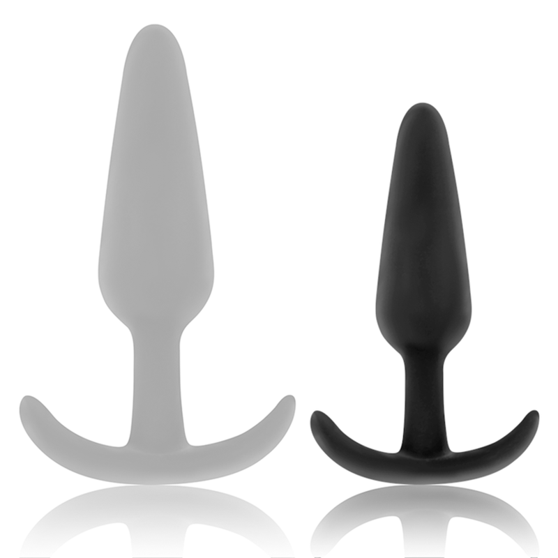 BLACK&SILVER Bouchon Anal Silicone Hansel Petite Poignée — vue alternative
