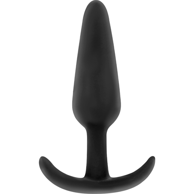 BLACK&SILVER Plug Anal Silicone Kael Poignée Moyenne — vue arrière