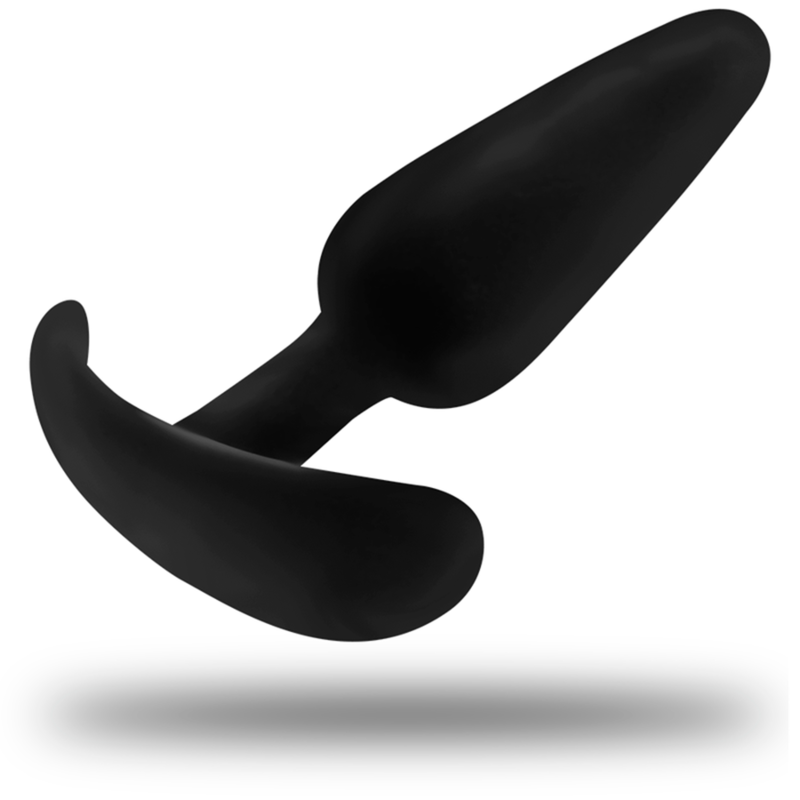 BLACK&SILVER Plug Anal Silicone Kael Poignée Moyenne — vue détaillée