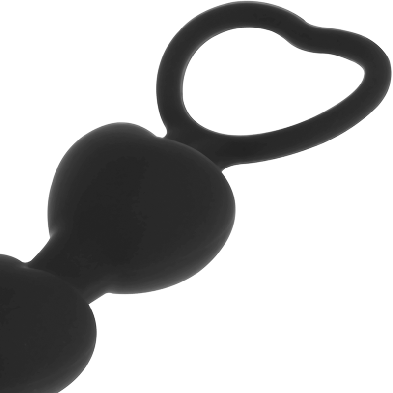 BLACK&SILVER Chaîne Coeurs Anal Mila 18 Cm — vue alternative