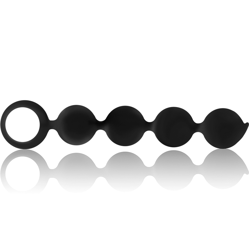 BLACK&SILVER Chapelet Anal Lennon 4 Sphères Silicone 15 Cm — vue alternative