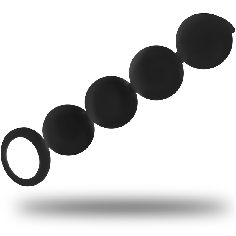 BLACK&SILVER Chapelet Anal Lennon 4 Sphères Silicone 15 Cm — vue détaillée