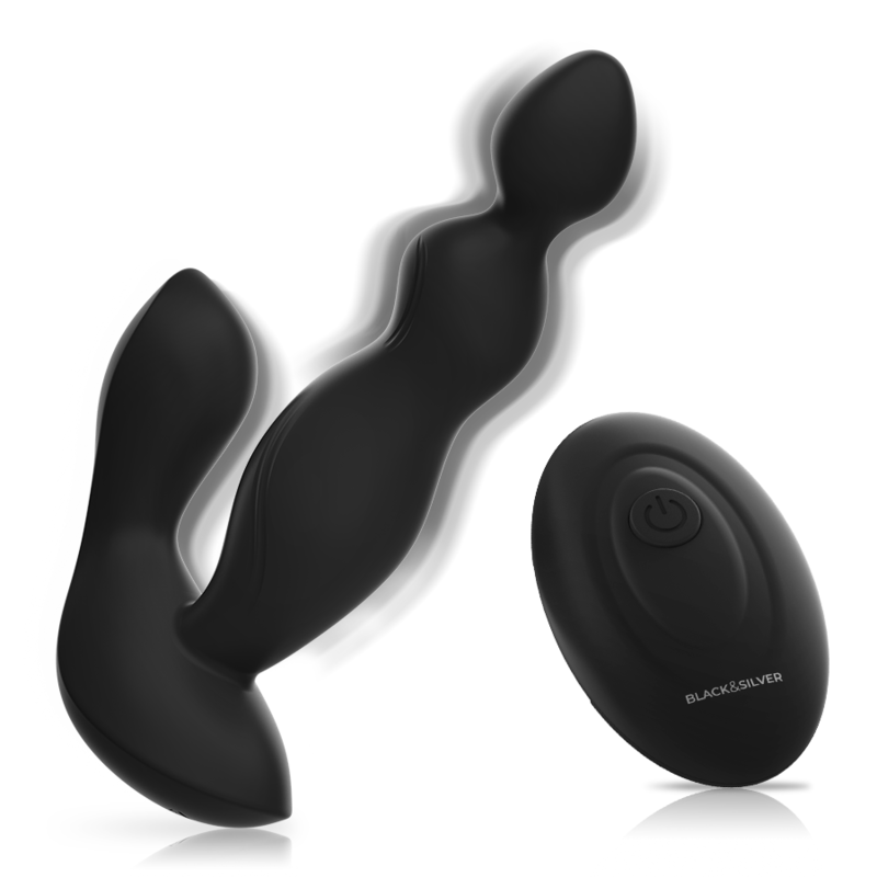 BLACK&SILVER Télécommande Silicone Plug Anal Cora — vue alternative