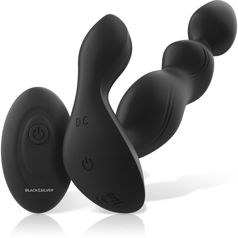 BLACK&SILVER Télécommande Silicone Plug Anal Cora — vue détaillée