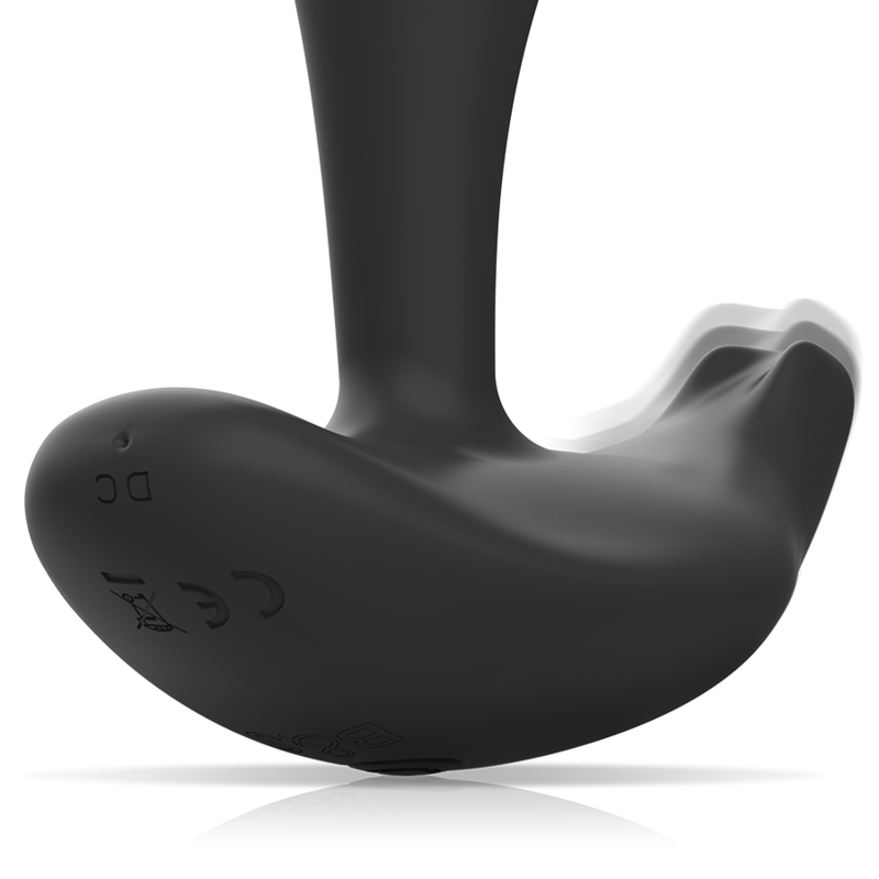 BLACK&SILVER Télécommande Silicone Plug Anal Dwayne — vue arrière