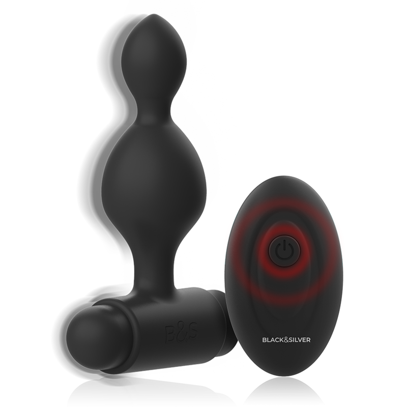 BLACK&SILVER Tucker Petite Télécommande Plug Anal Silicone — vue alternative