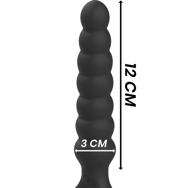 BLACK&SILVER DILATATEUR ANAL PUISSANT SILICONE BOB — vue arrière