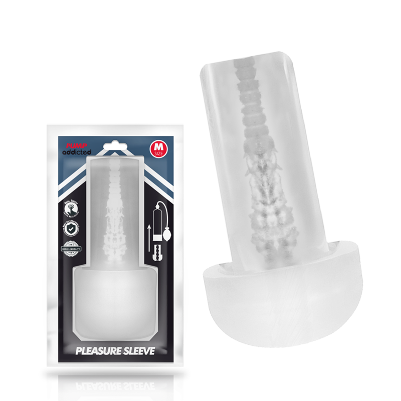 PUMP ADDICTED Manchon Plaisir Mastubeur Taille M - Aura Intime