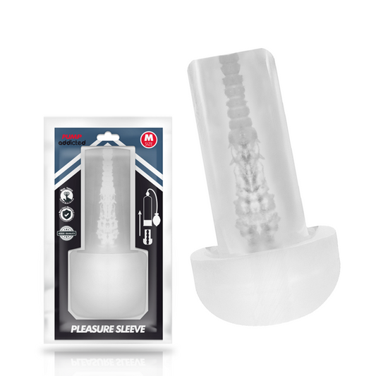 PUMP ADDICTED Manchon Plaisir Mastubeur Taille M - Aura Intime