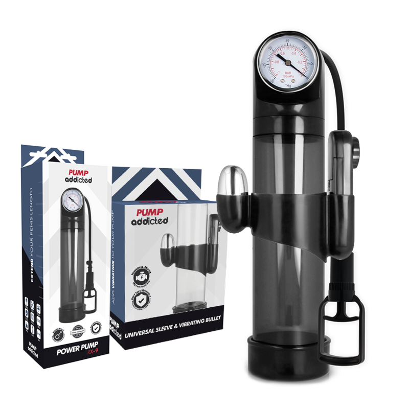 PUMP ADDICTED Vibrateur Rx9 Noir — vue détaillée