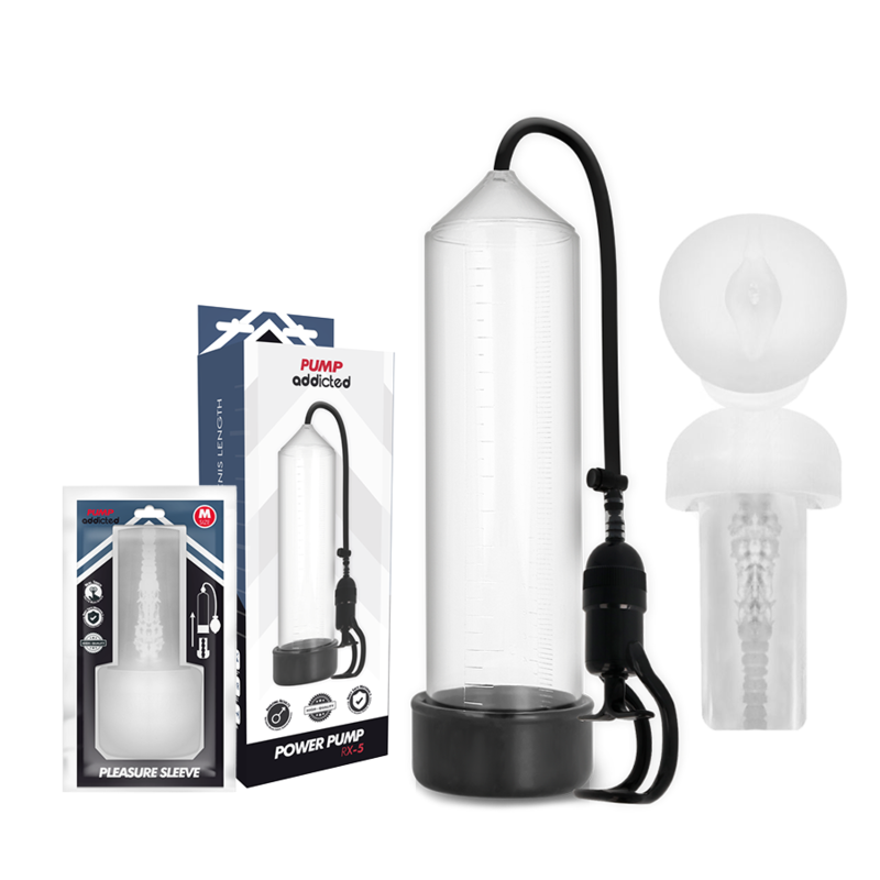 PUMP ADDICTED Rx5 Transparent Masturbateur — vue détaillée