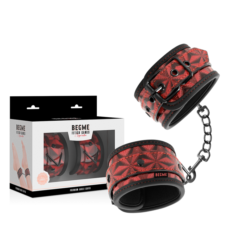 BEGME RED EDITION Chevilles Premium Édition Rouge Doublure Néoprène — vue détaillée