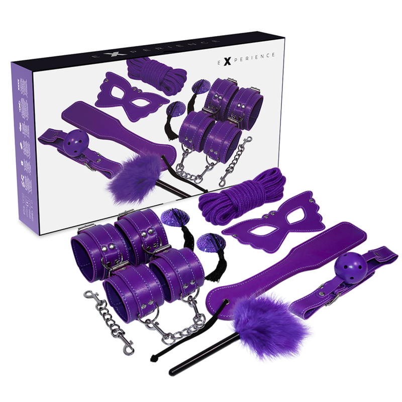 EXPERIENCE Kit Fétiche Bdsm Série Violet - Aura Intime