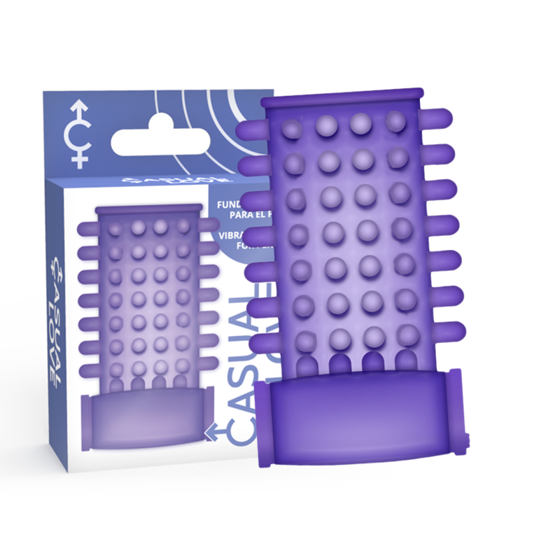CASUAL LOVE COUVERCLE PÉNIS VIBRATEUR LILAS — vue détaillée