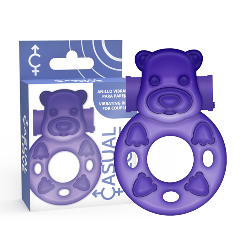 CASUAL LOVE BAGUE VIBRATEUR 26 LILAC BUNNY - Aura Intime